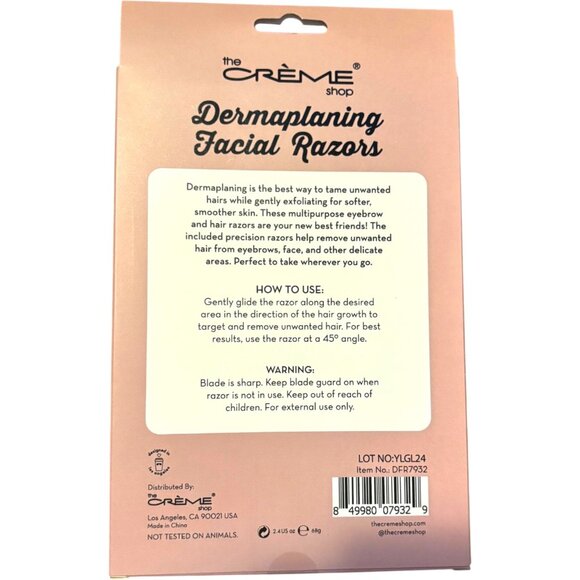 The Creme Shop Dermaplaning Facial Razors set of 6 NIB - Picture 3 of 3